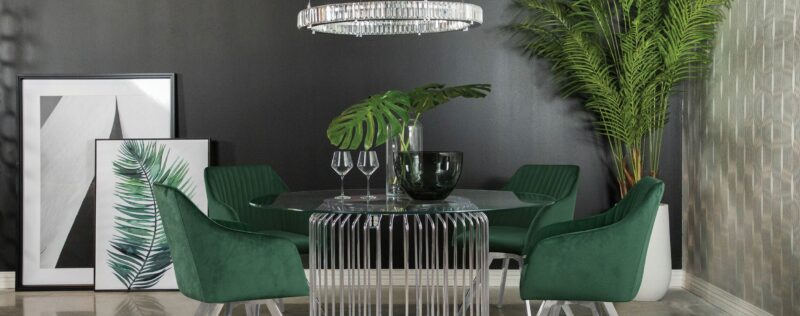 Veena Chrome Dining