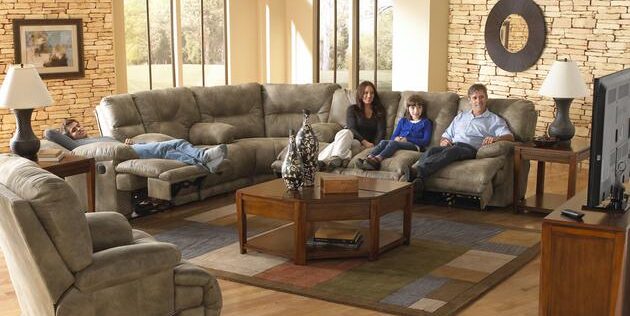 Voyager Brandy Sectional