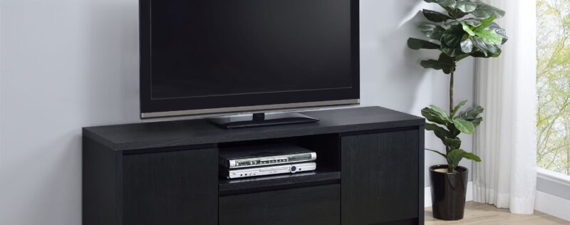 Winfield Black 60in TV Stand