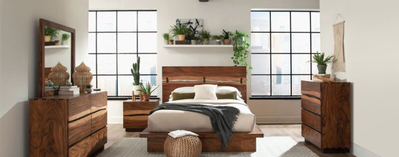 Winslow Smokey Walnut Bedroom